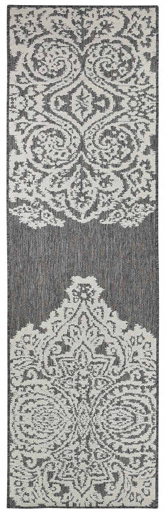 Affordable Alaska Runner Brown Cream Rug - Ideal for Indoors & Outdoors