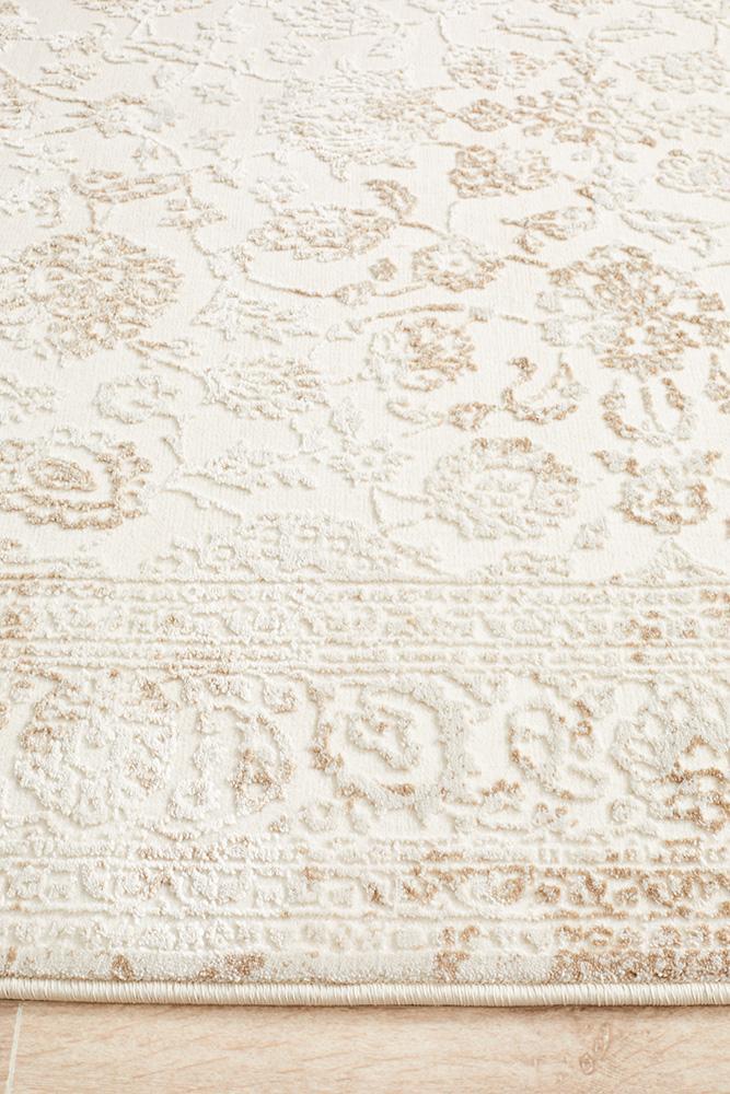 Loretta Opulence Soft Cream Rug - A Timeless Decor Piece
