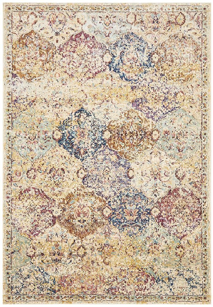 Hot Sale! Anastasia 259 Ivory Polypropylene Floor Rug with Whimsical Design