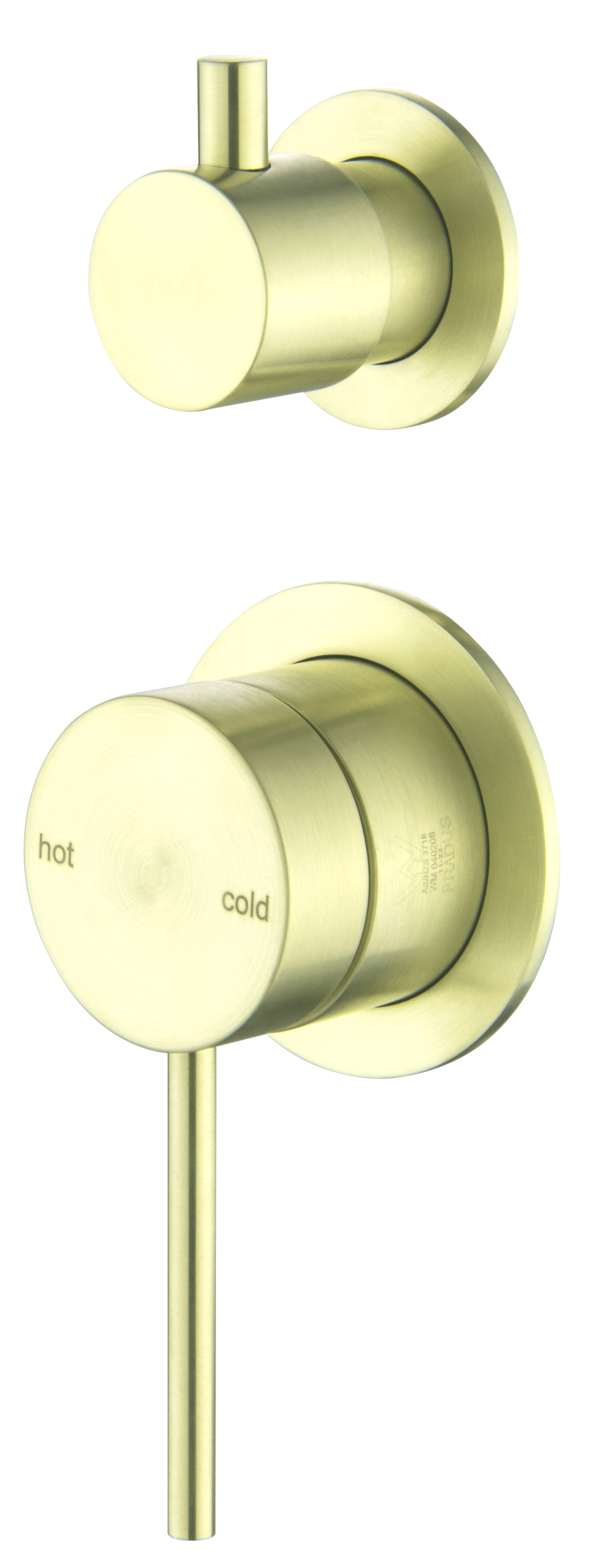2P Brushed Gold Mica Shower Mixer with Diverter