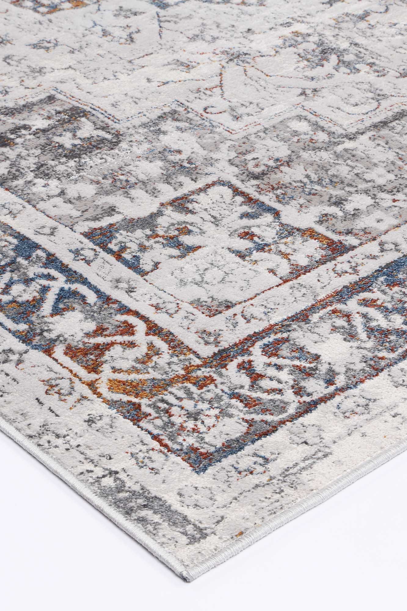 Hot! Malo Camila Grey & Blue Traditional Rug