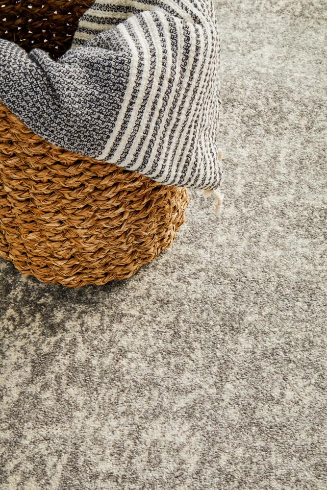 Hot Sale! Evoke Homage Grey Transitional Area Runner Rug for Your Home
