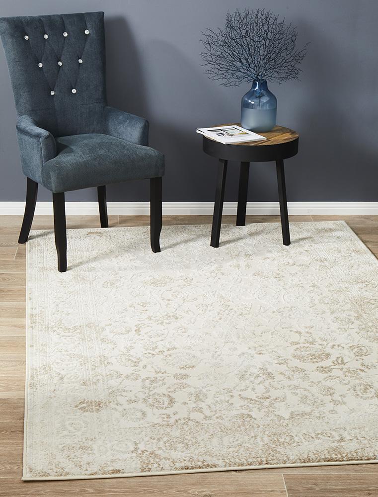 Loretta Opulence Soft Cream Rug - A Timeless Decor Piece