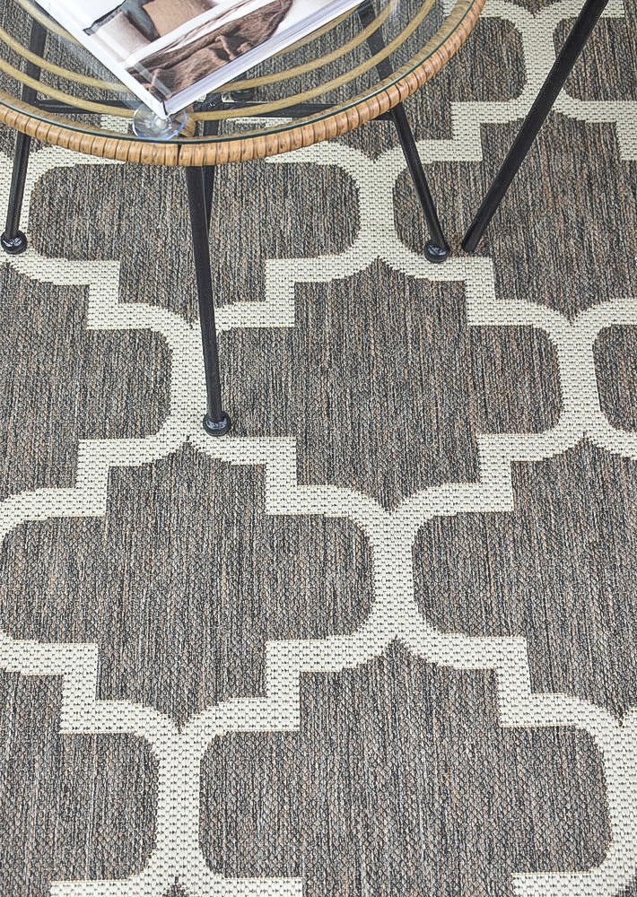 Durable and Washable 968 - W71E Alaska Beige Rug for Indoors and Outdoors