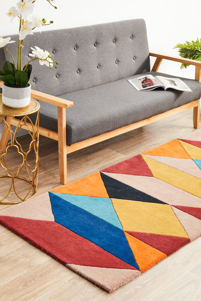 904 Sunset Runner Rug: Matrix Pure Wool with Stunning Design