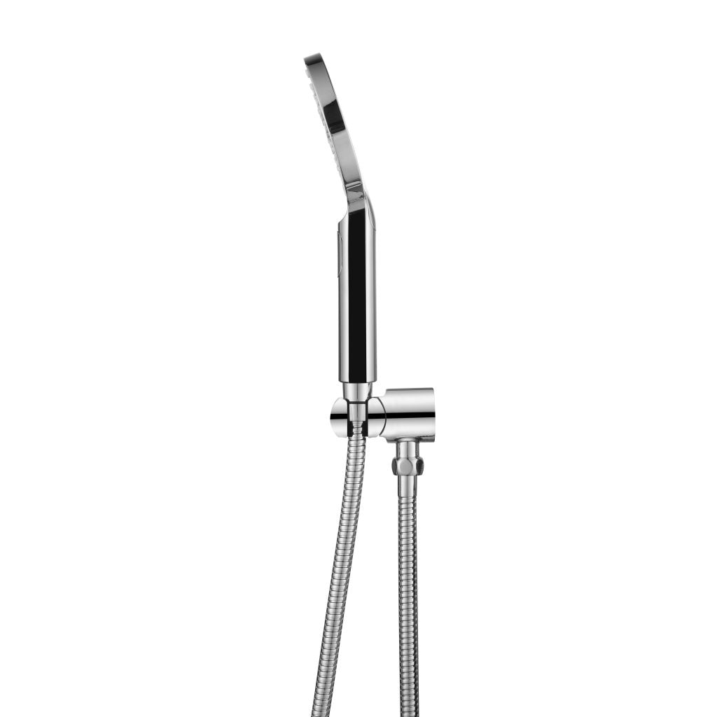 Chrome Mica Wide Hand Shower - Ideal for a Relaxing and Efficient Shower Experience