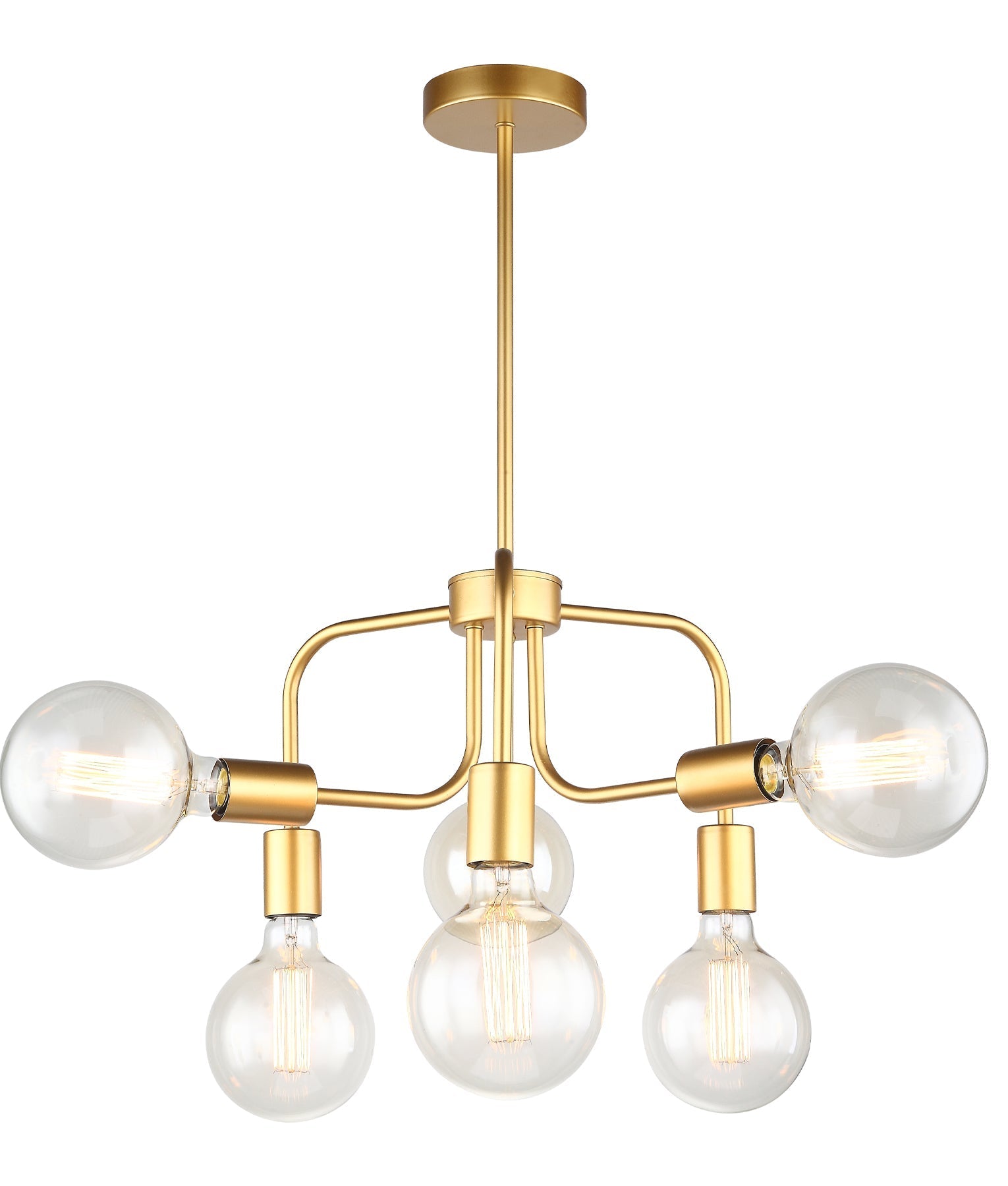 HEXA: Contemporary Indoor Abstract 6-Lamp Pendant Lights