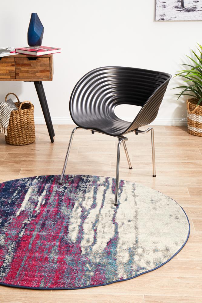 Hot Deal! Evoke Transitional Round Bedrock Stone Rug