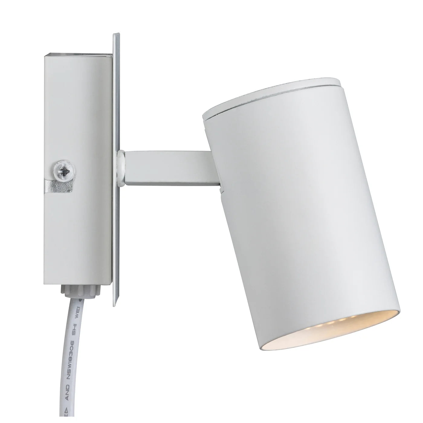 Nordlux Frida White Wall Light with Adjustable Heads for Bedroom and Hallway