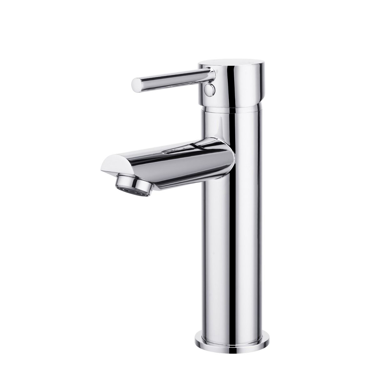 Hot Sale! LUCID PIN Series Round Chrome Tall Basin Mixer for Bathroom