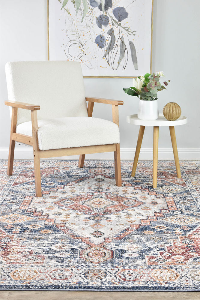 Hot Sale! Medina Grey Floral Rug 0320A