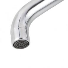 LUCID PIN Series Chrome Round Tall Basin Mixer with Modern Style