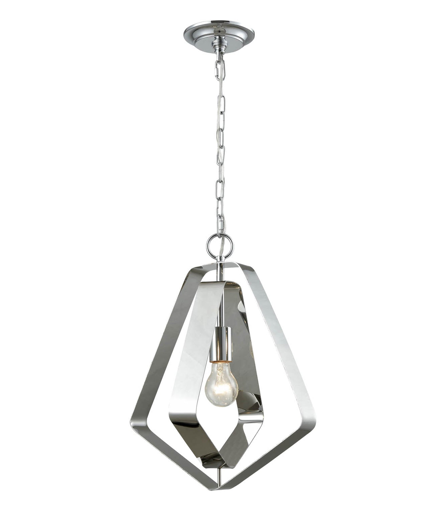 Hot Sale! Bohemian Interior Single Polished Nickel Hardware Pendant Light - ORBITA