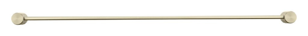 Brushed Gold Mica Single Fluted Towel Rail for Elegant Bathrooms