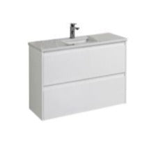 LEONA All - Sizes Wall - Hung Vanity in Stunning Gloss White