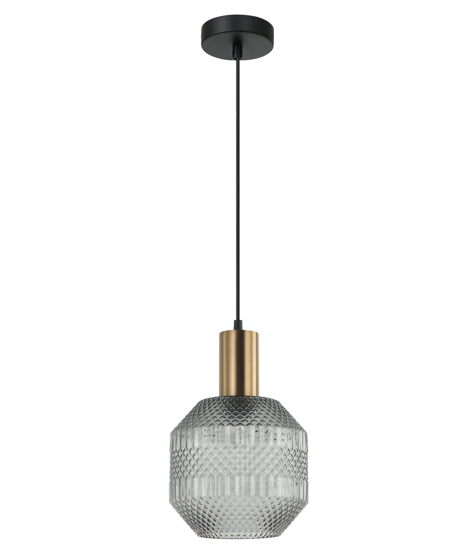Hot Sale: Interior Glass Jar-Shape Pendant Lights with Quadrilateral Segment Design