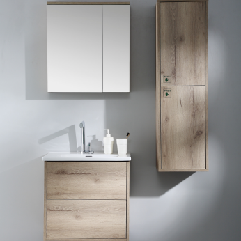 Hot! GARGANO 600mm Wood Grain Wall - Hung Vanity