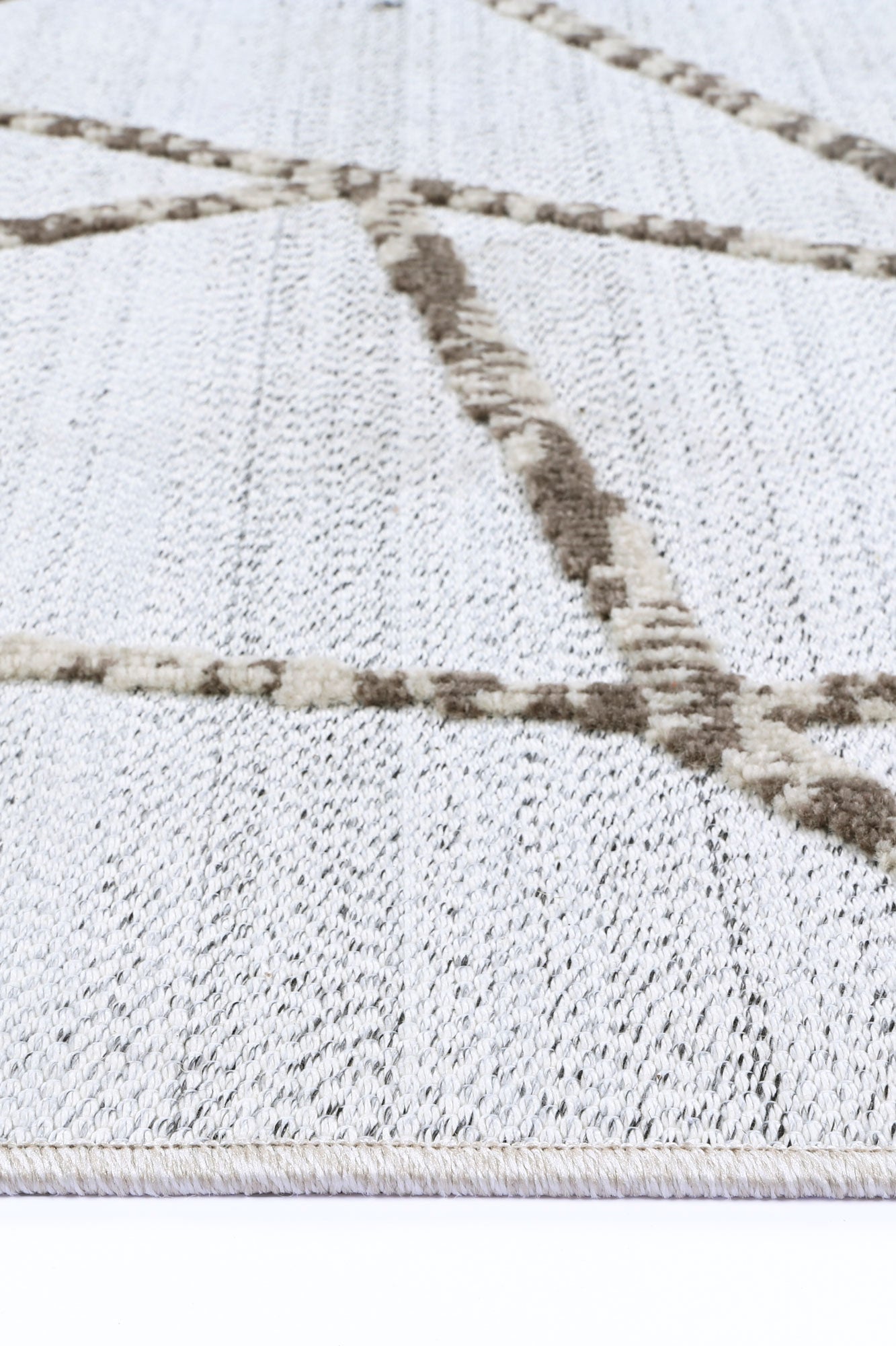 Hot! Nefeli Beige Geometric Polypropylene Rug