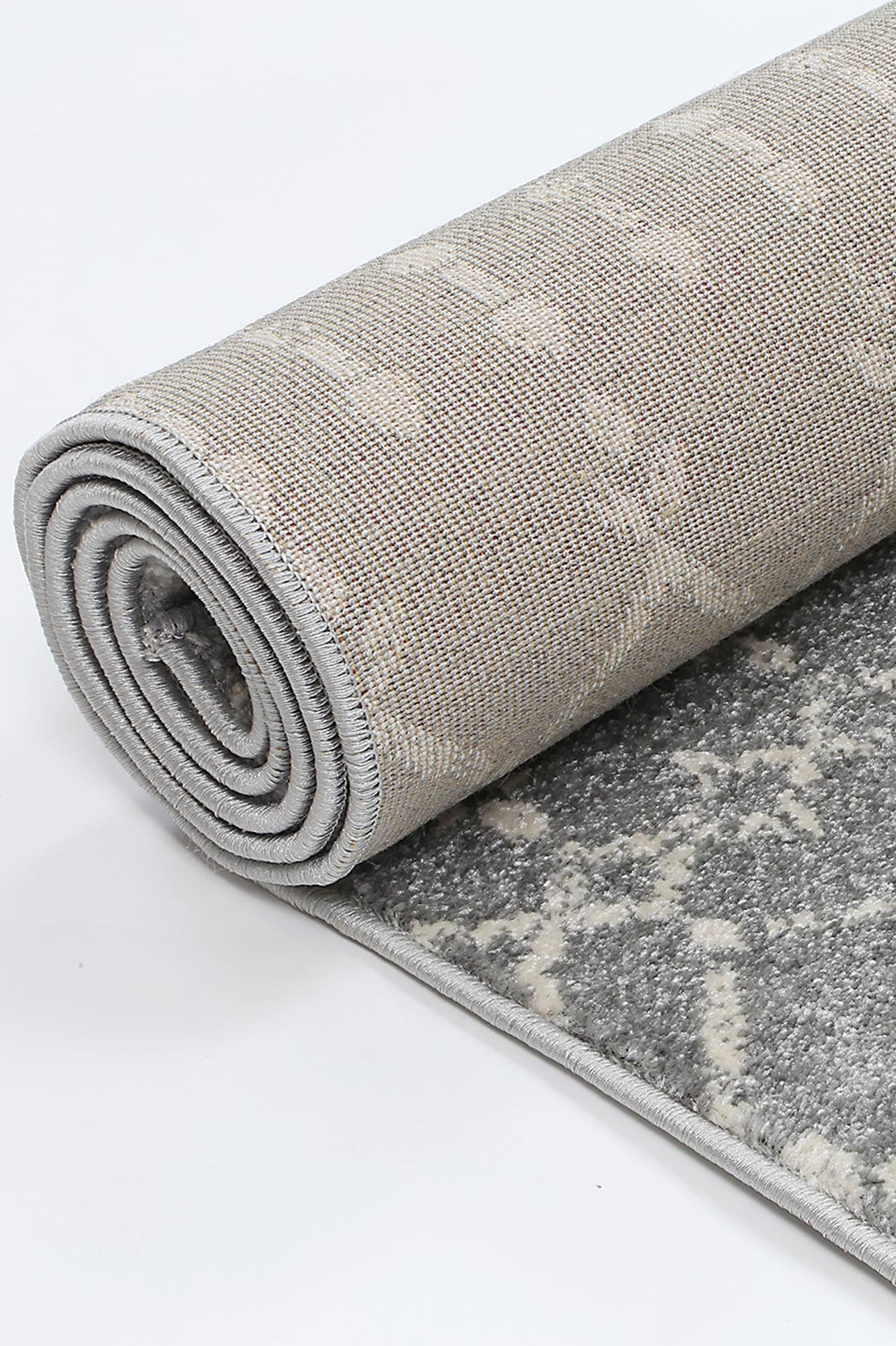 Stunning Cassiday Grey and Ivory Handwoven Rug