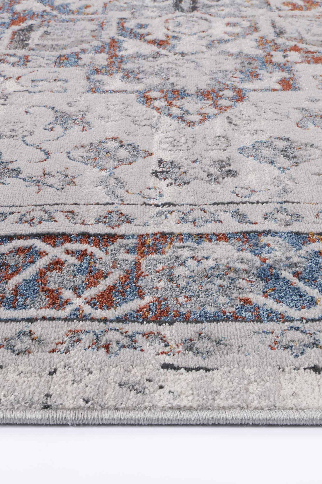Hot! Malo Camila Grey & Blue Traditional Rug