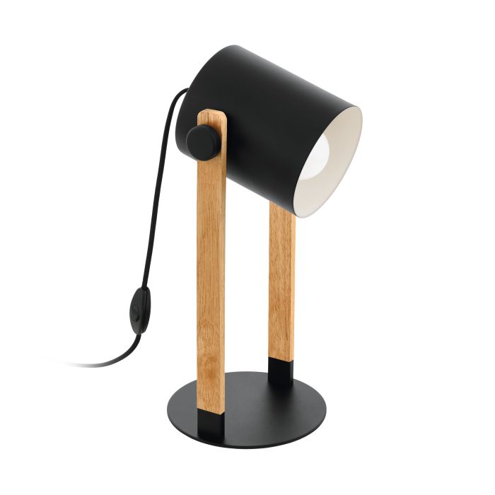 Stylish HORNWOOD Black and Cream Table Lamp for Functional Lighting