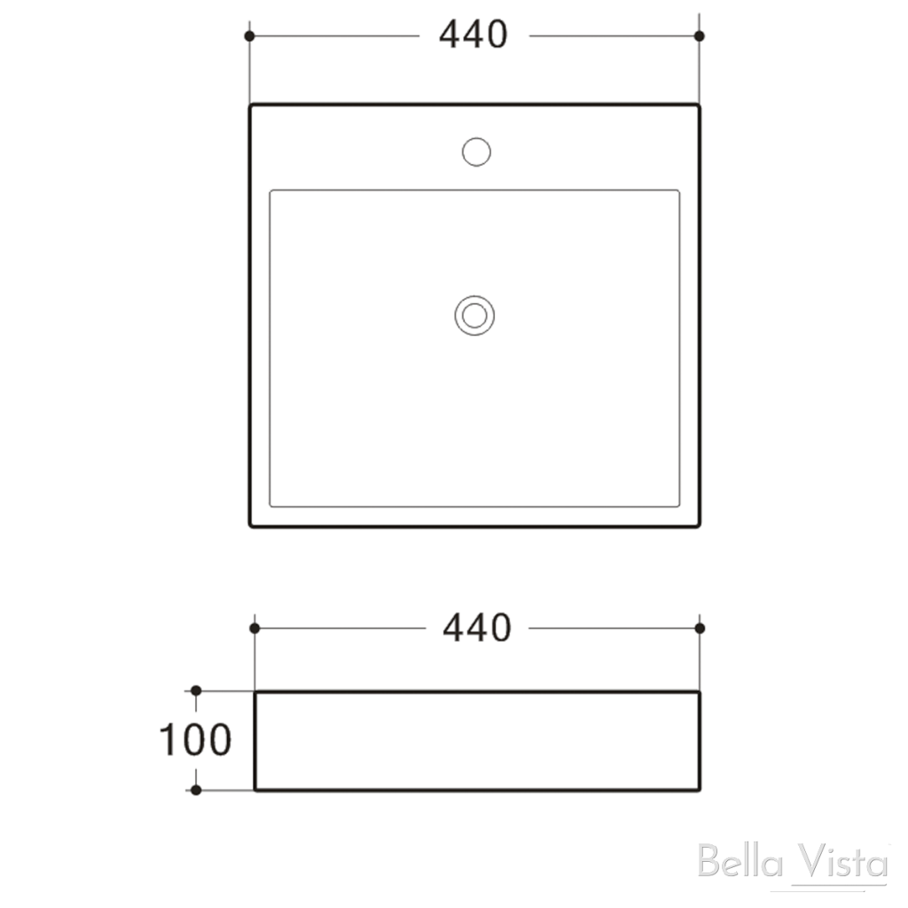 Louise 440x440mm Compact Basin - Upgrade Your Bathroom Now