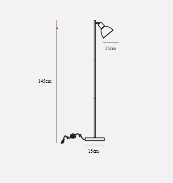 Hot Deal! White Pop Rough Floor Lamp with Industrial Charm