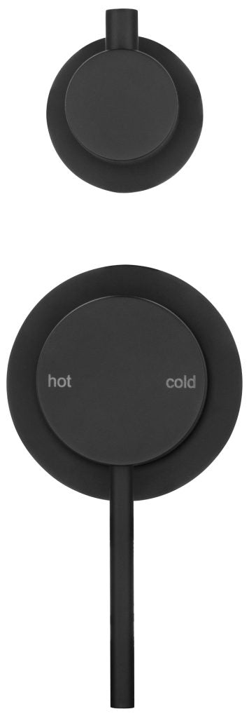 Black Mica 2P Shower Mixer with Diverter - Upgrade Now