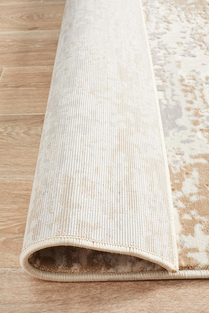 Luxurious Phoebe Cream Rug with Soft Tones and Modern Design