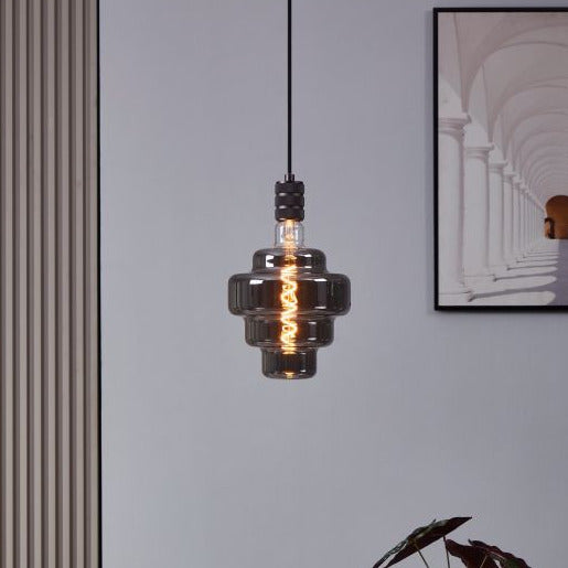 Special Offer! 4W E27 LED Globe with 150mm Diameter and Black Vapourised Finish