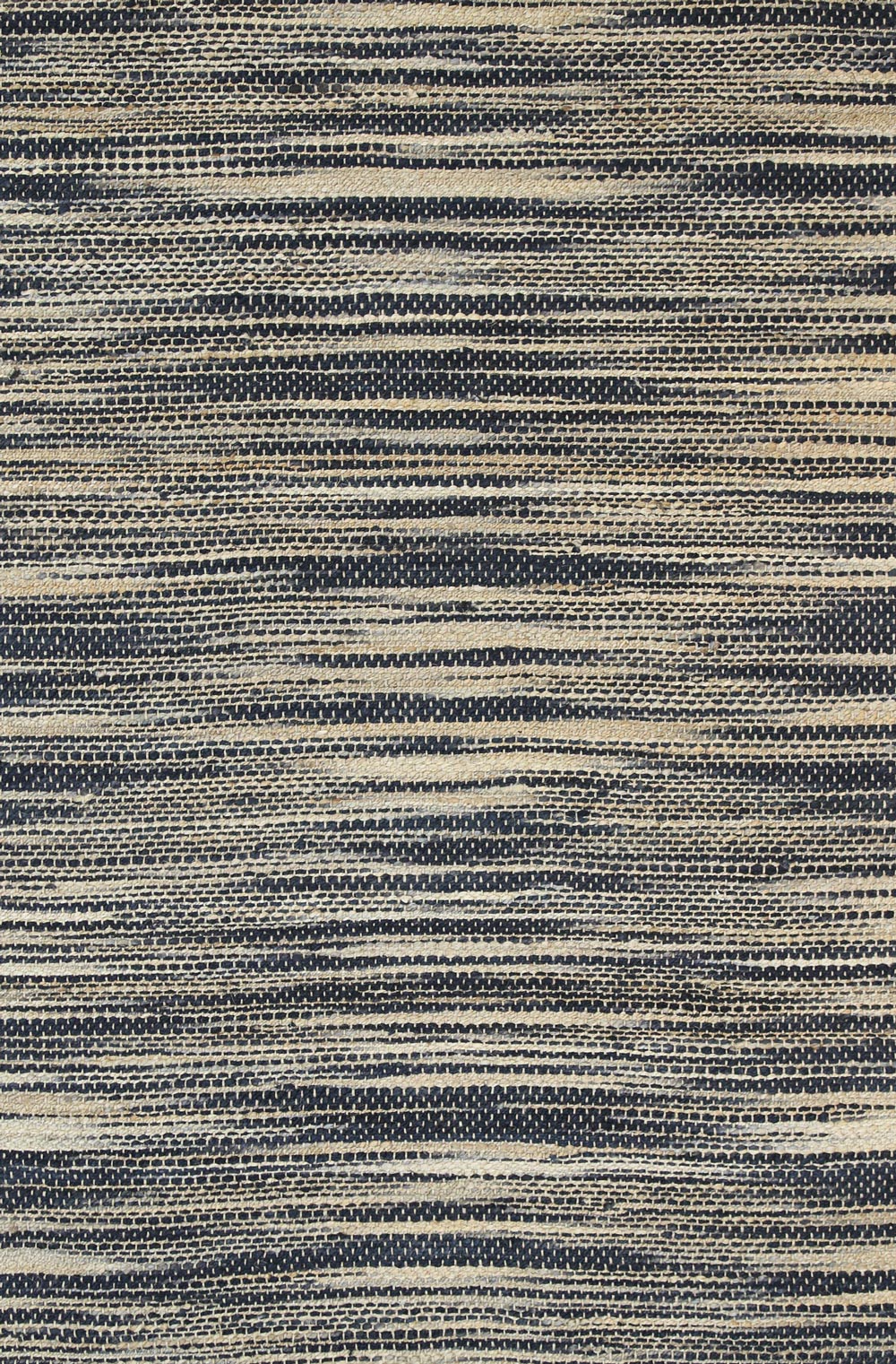 Hot Sale! Malmo Natural Jute Area Rug with Grey Stripes
