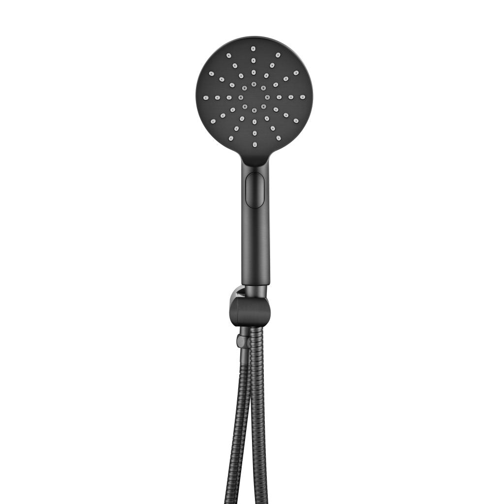 Mica Brushed Gun Metal Wide Hand Shower - Upgrade Your Shower!
