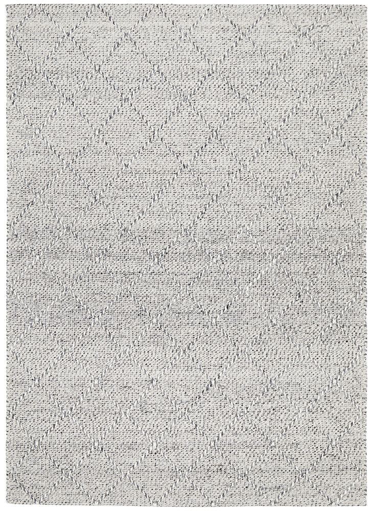 Exclusive Maison Noah Wool Rug: Timeless Geometric Design for Multiple Styles