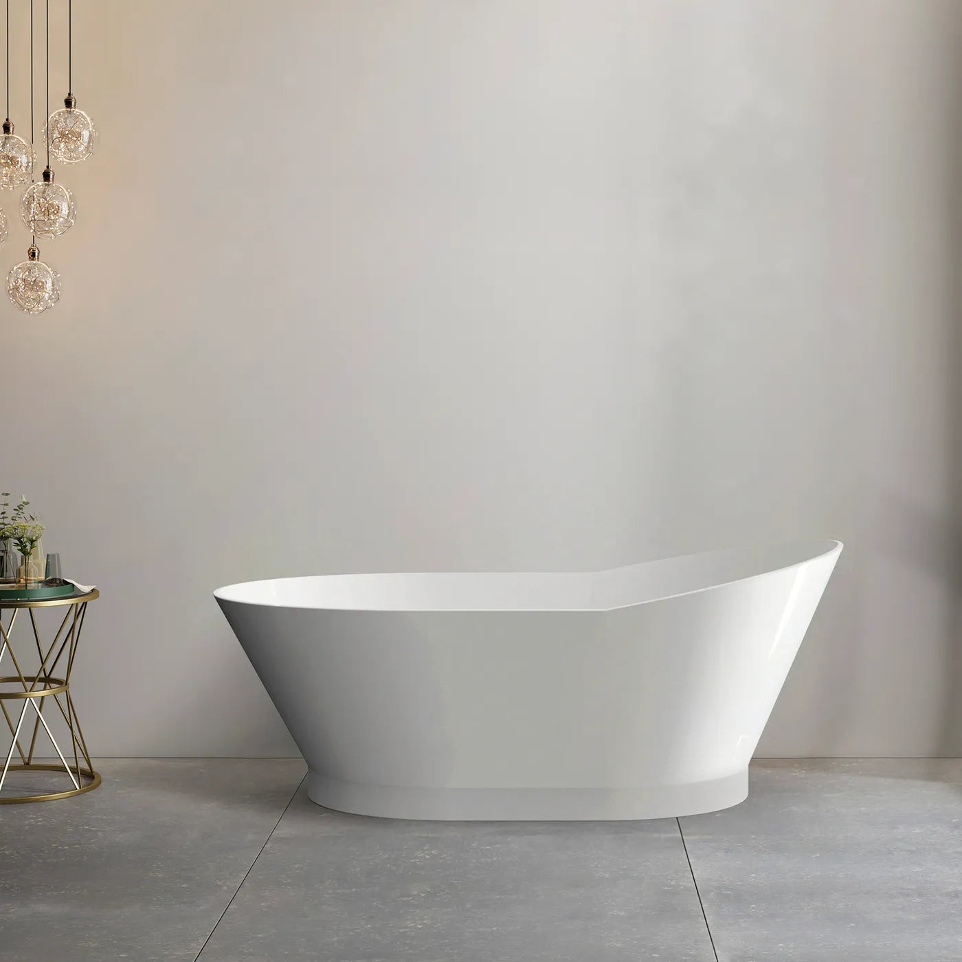 Exclusive Offer! Medina Freestanding Non - Overflow Sanitary Bathtub for Federation, Victorian and Hamptons Bathrooms