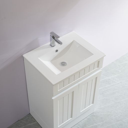 Acacia Shaker PVC Floor Vanity 600 - Premium Quality