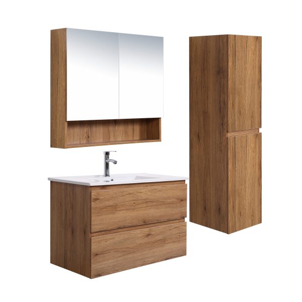 Exclusive Offer! Luna 900mm Wall - Hung Plywood Bathroom Vanity for Elegant Storage