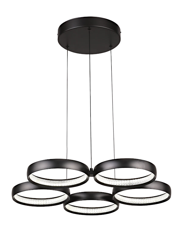 Hot Sale! Olympus Black 5Lt LED Pendant Light for Elegant Lighting