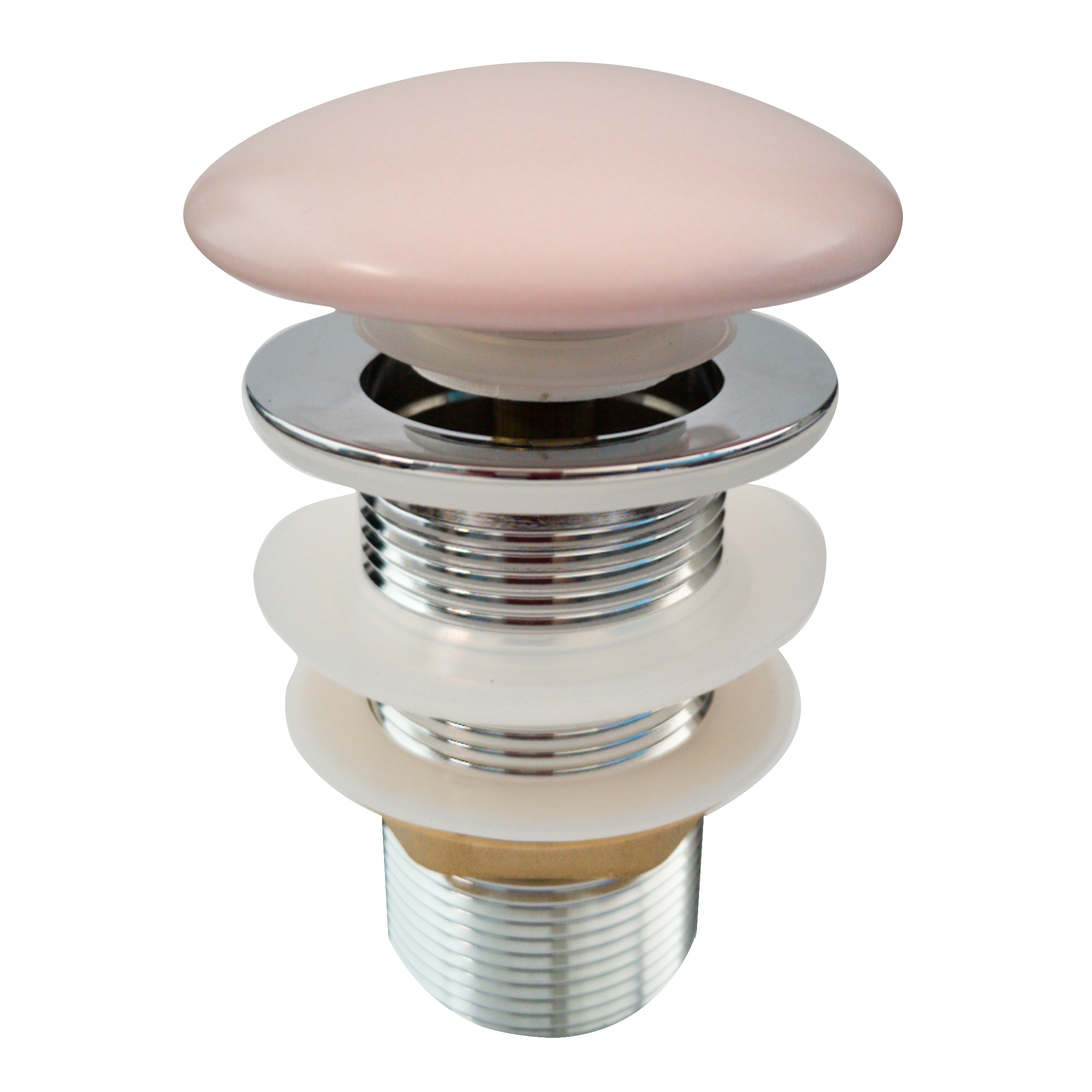HOT! POSEIDON Round Matte Pink Ceramic Basin (346x346x114)