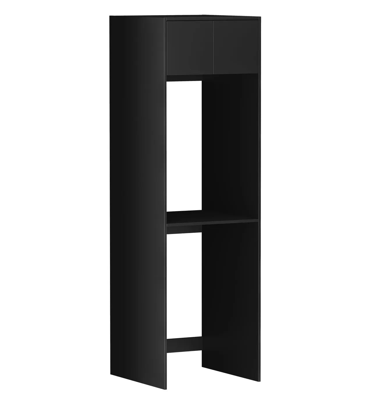 Hot Deal! Hampshire Shaker Style Matte Black Tall Washing Machine Cabinet (2100mm)