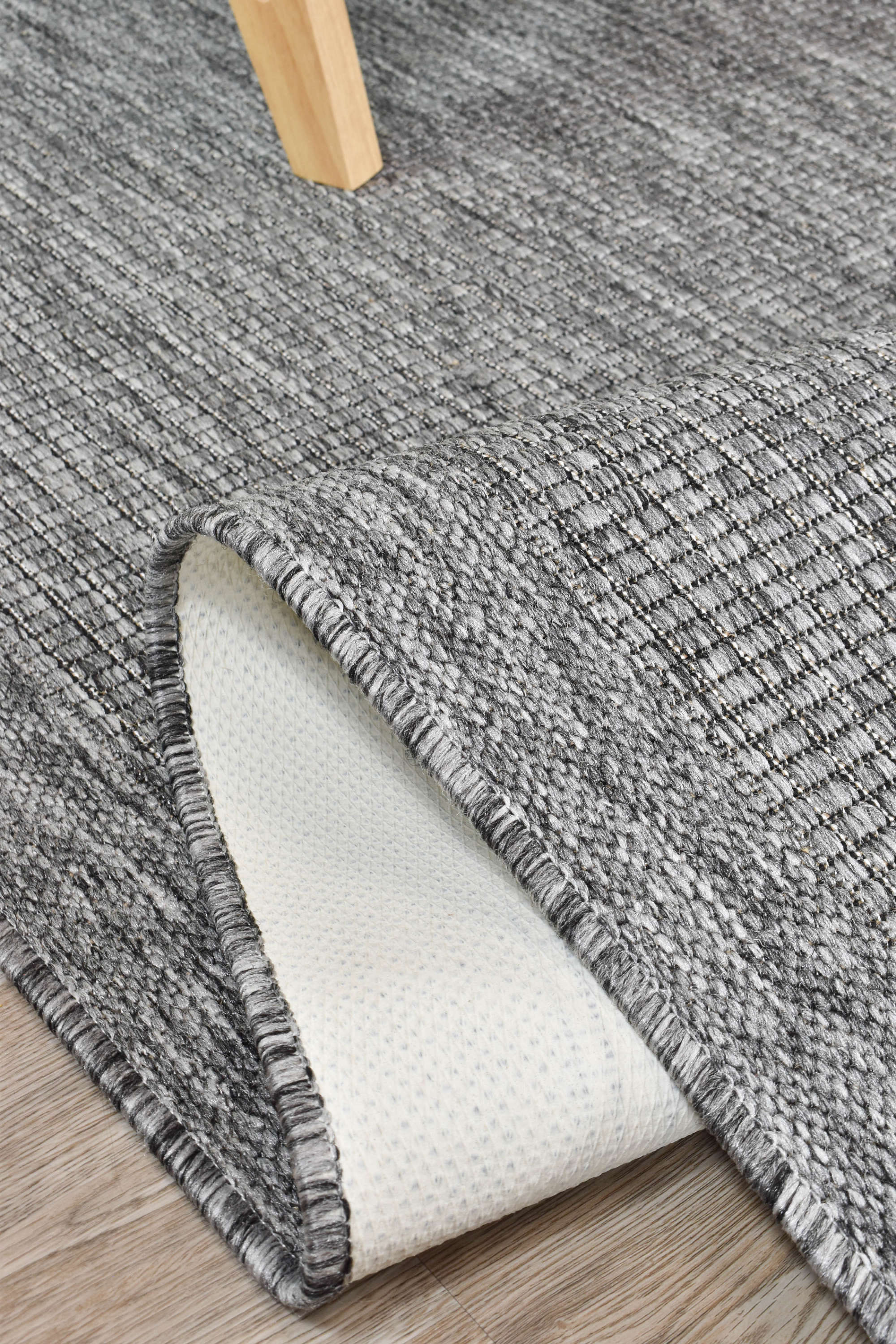 Durable Dark Grey Alaska Rug in Various Sizes - 1303 - DM9E