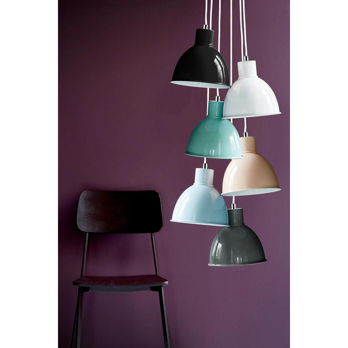 Stylish Green Metal Pendant Light for Dining or Kitchen