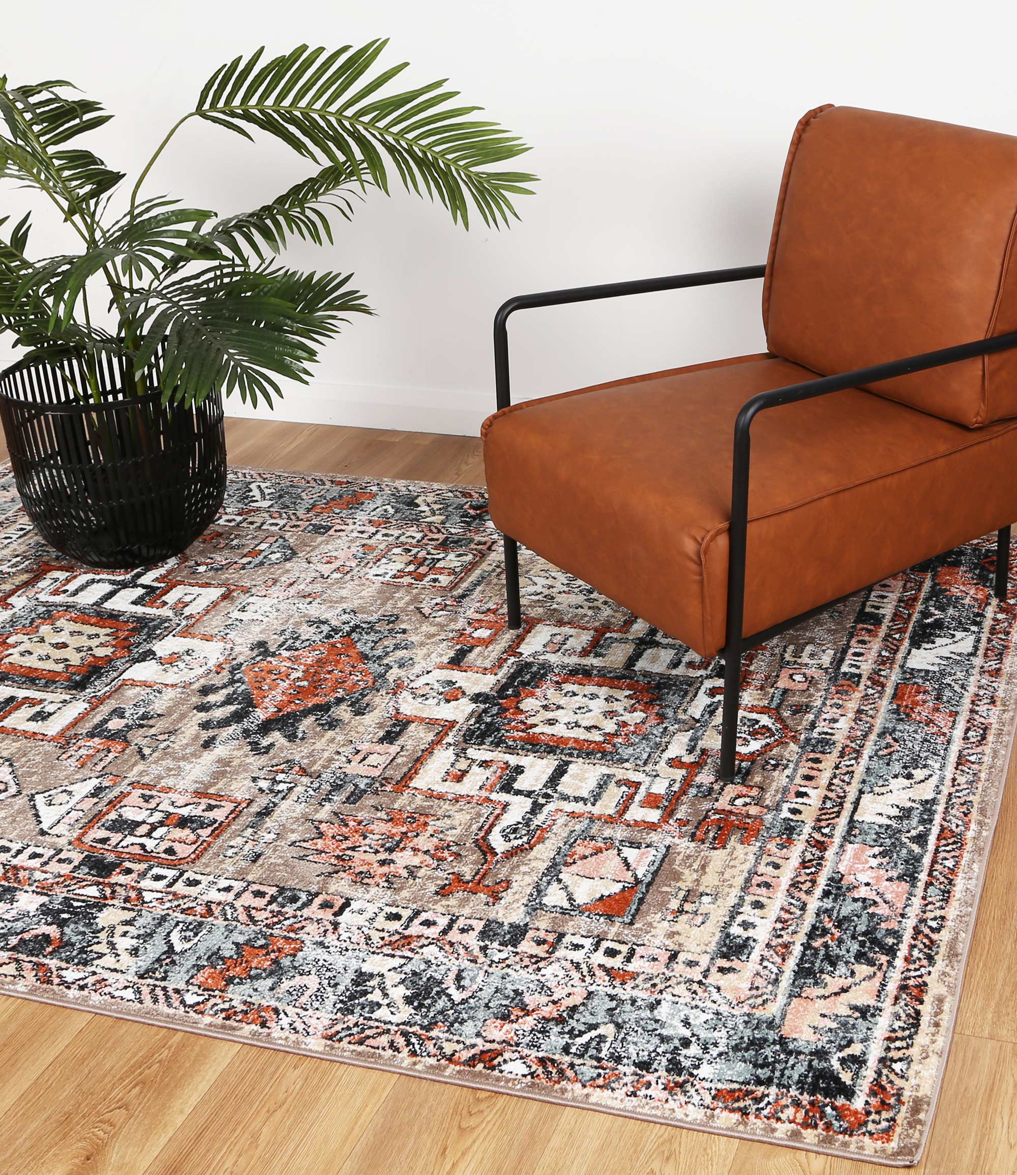 Hot Sale! Anatolia Traditional Multi - Purpose Area Rug with Antique Flair