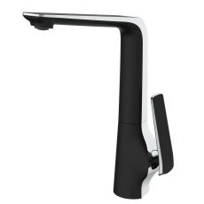 Hot Deal! Esperia Kitchen Mixer in Matte Black & Chrome Finish
