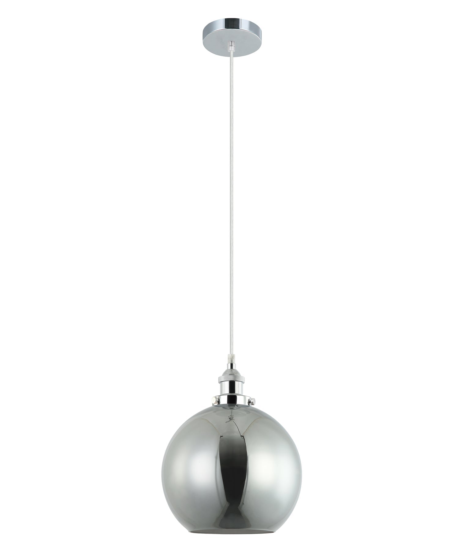 PESINI: Wine Glass Shaped Interior Pendant Lights with Antique Brass/Chrome Highlights