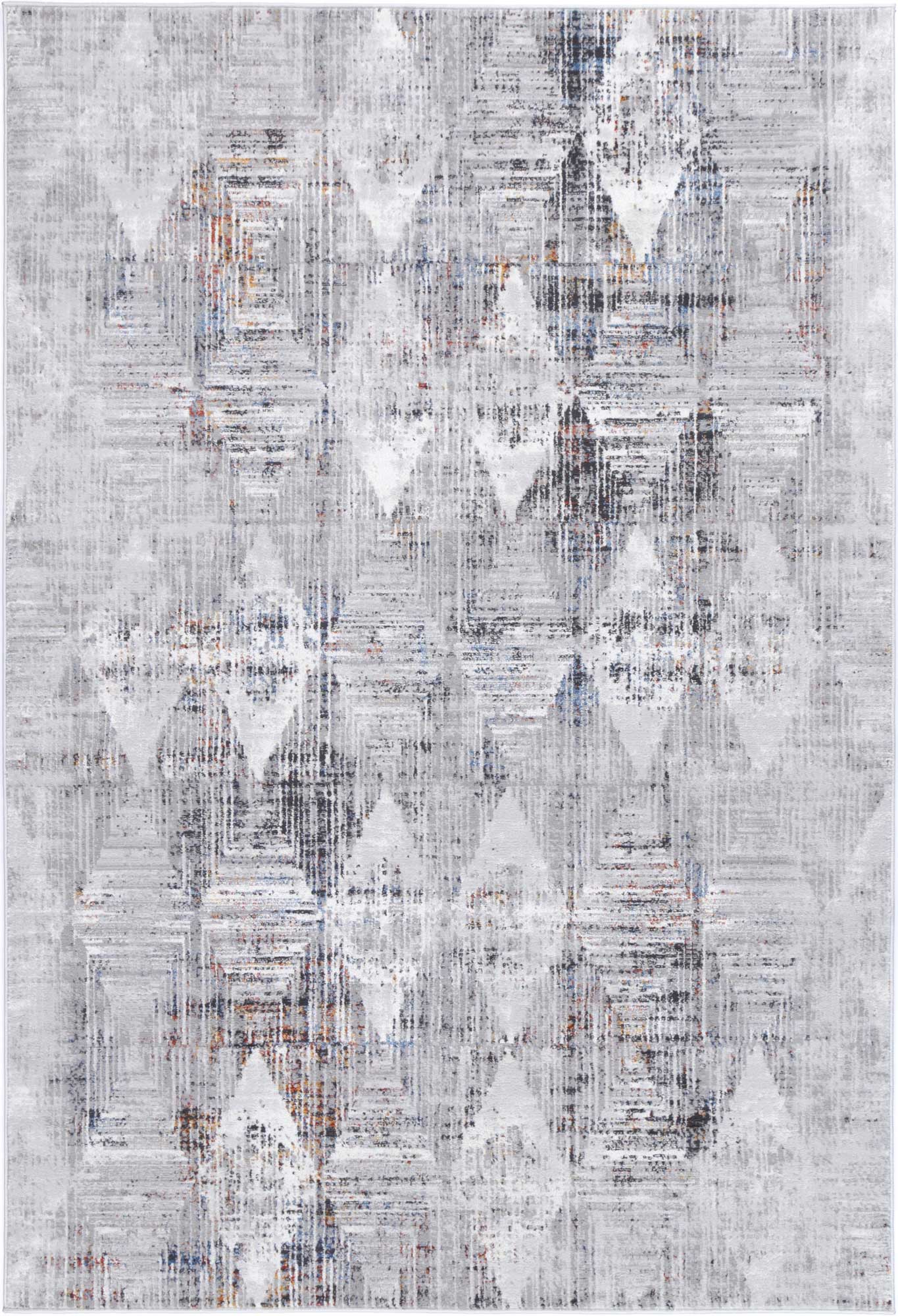 Malo Harlequinn Grey & Multi Geometric Rug - A Must - Have!