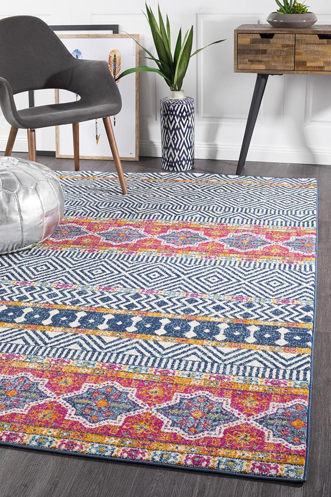 Oasis Sabrina Multi Tribal Power Loomed Polypropylene Rug - Great Selection for Your Home Decor