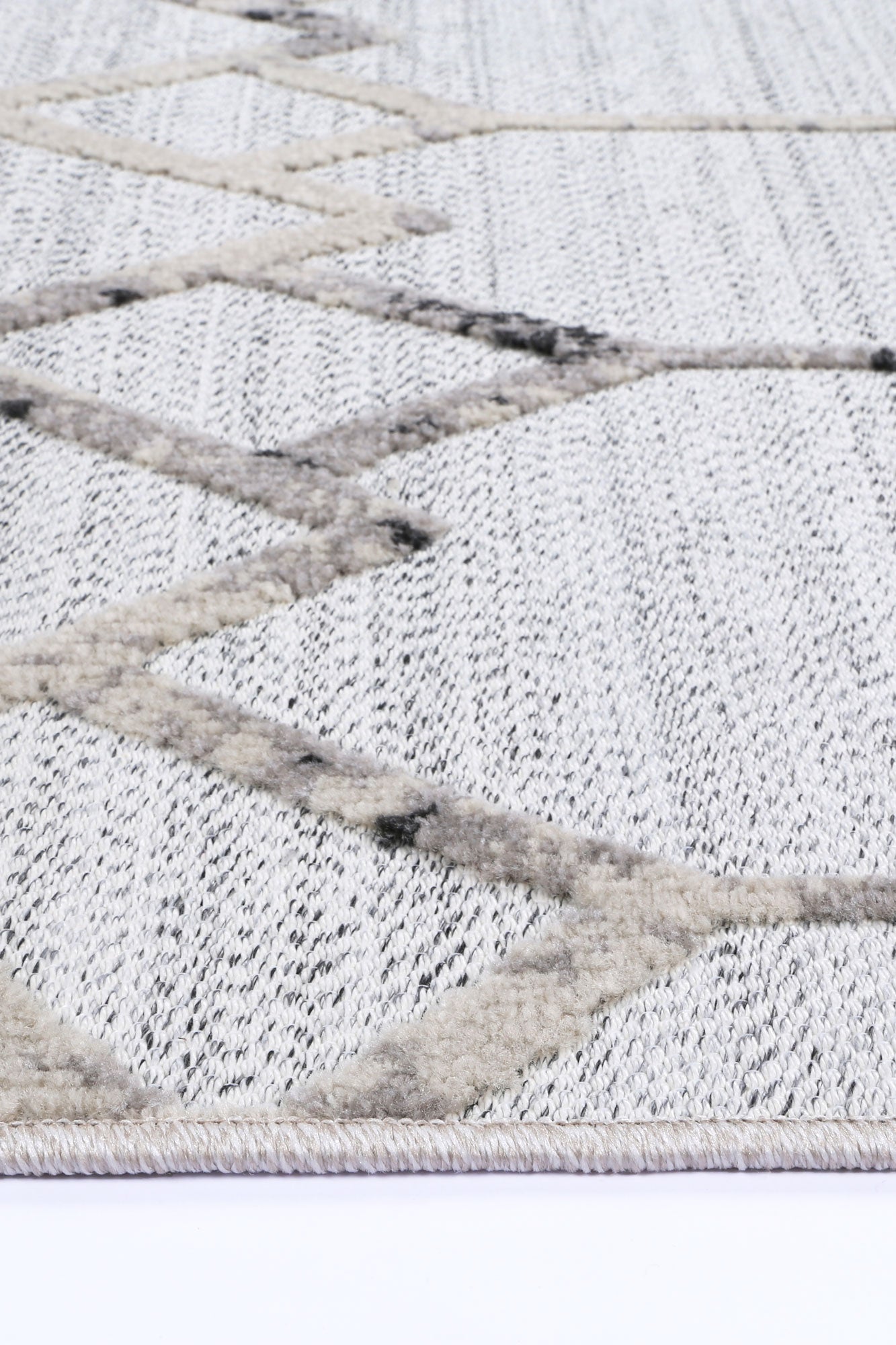Hot! Nefeli Grey Diamond Polypropylene Rug