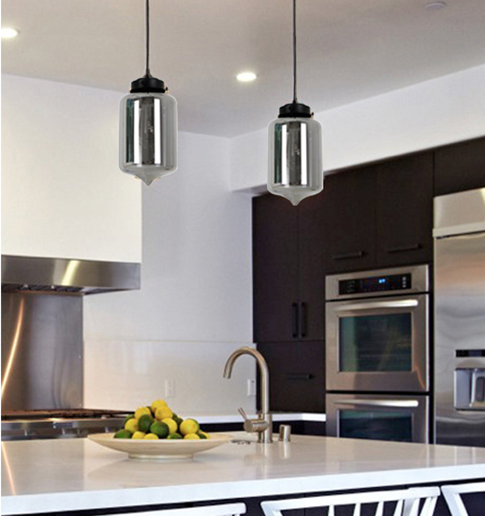 Hot Deal! Modern Retro Tipped Interior Glass Single Pendant Lights - MASON