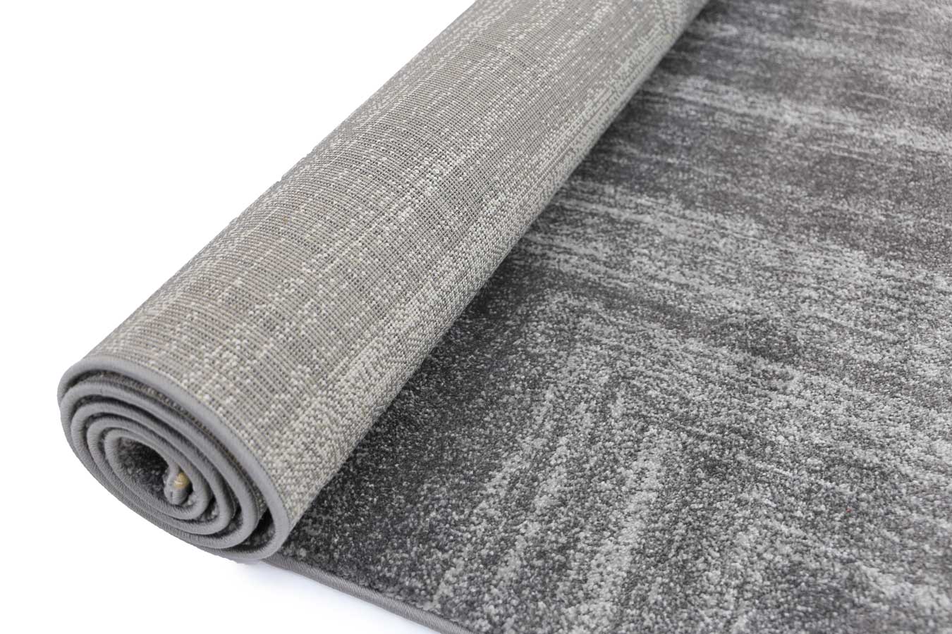 Moreau Sainte Contemporary Rug in Charcoal - Durable and Stylish
