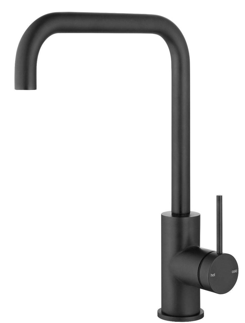 Black Mica Sleek Soft-Square Kitchen Sink Mixer with Precise Control